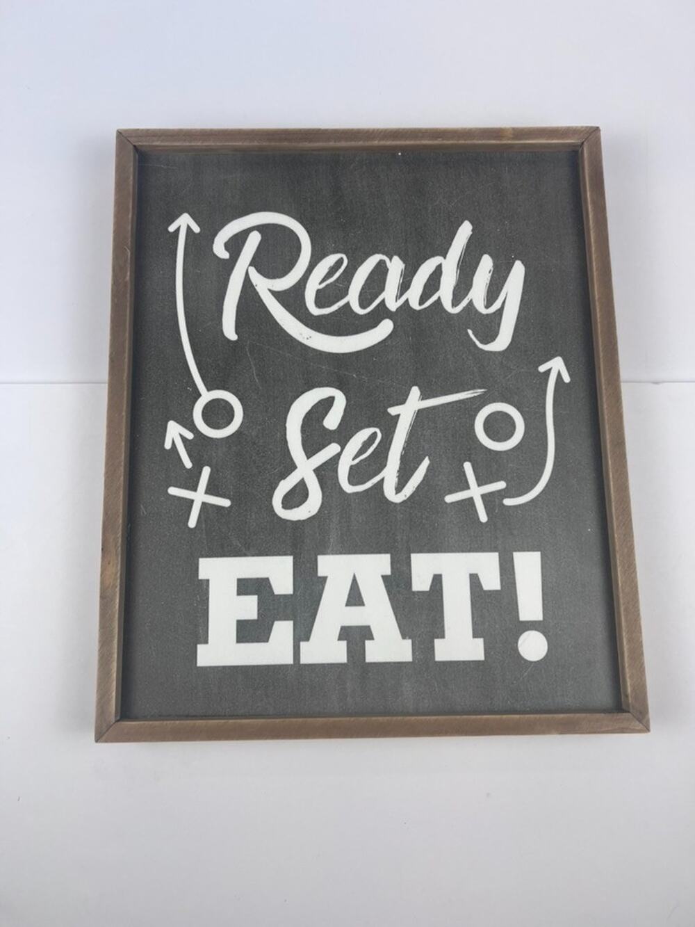 Football Party Ready Seat Eat Sign Table Decor Football Party Decorations Sports
